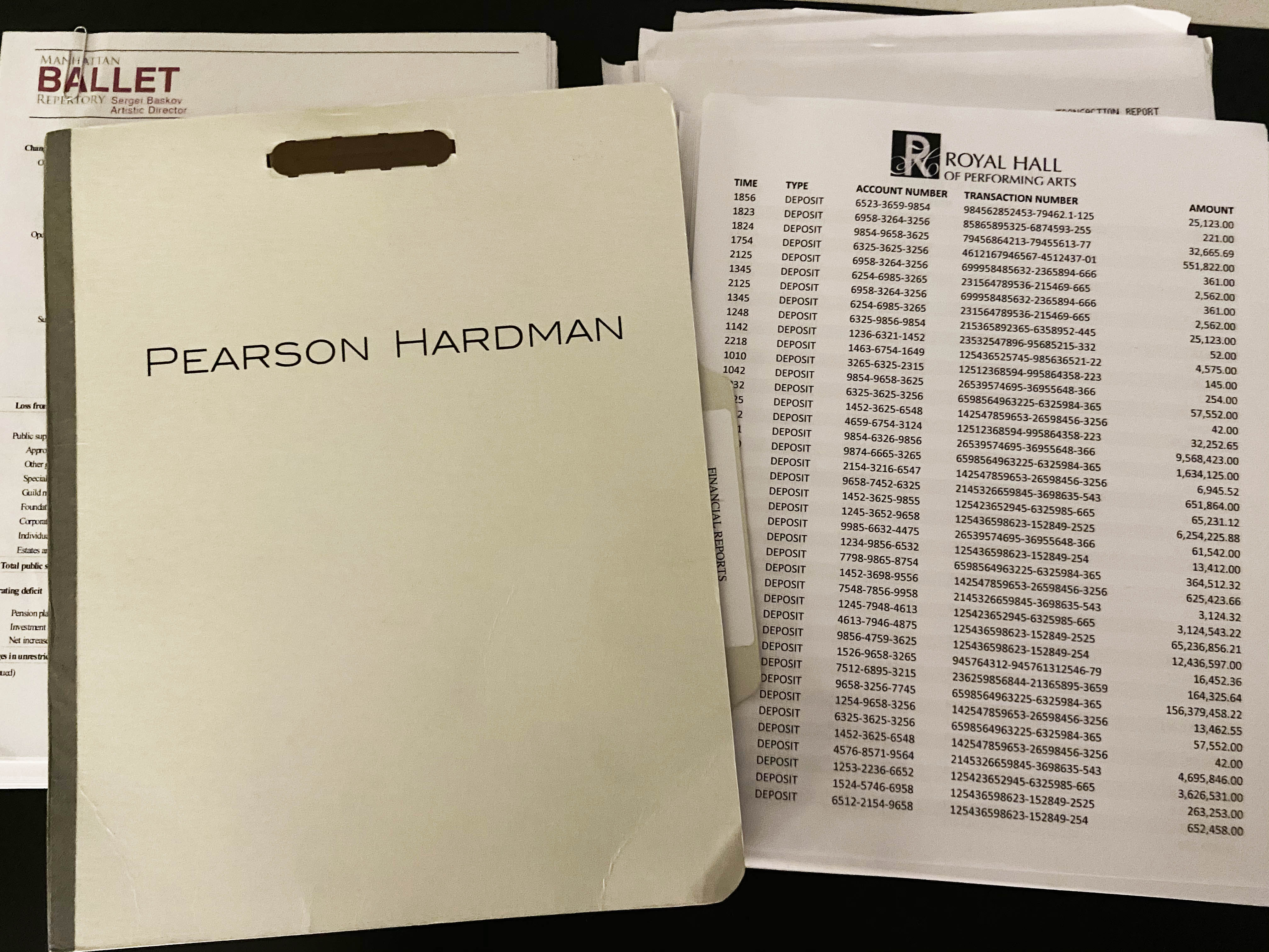 SUITS TV Series S02E06 Rachel Zane's Manhattan Ballet Repertory File Prop