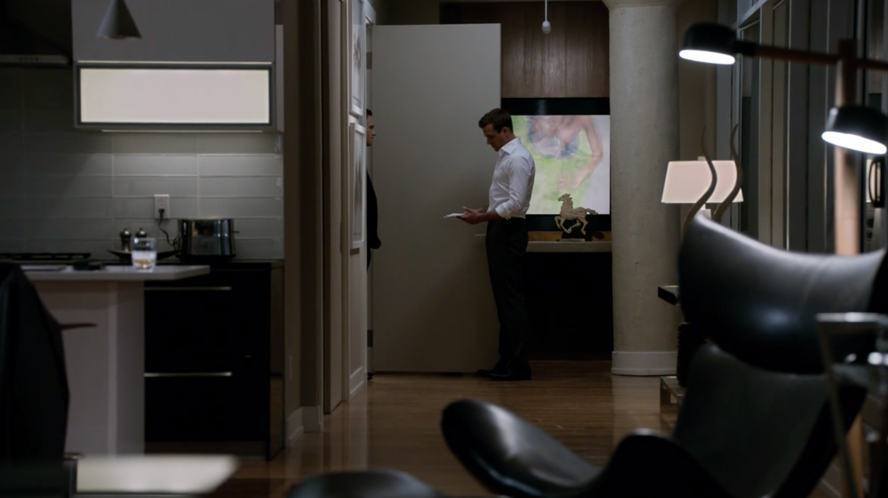 SUITS TV Series S03E15 James Quelling Bank Record Prop by Mike Ross to Harvey Specter