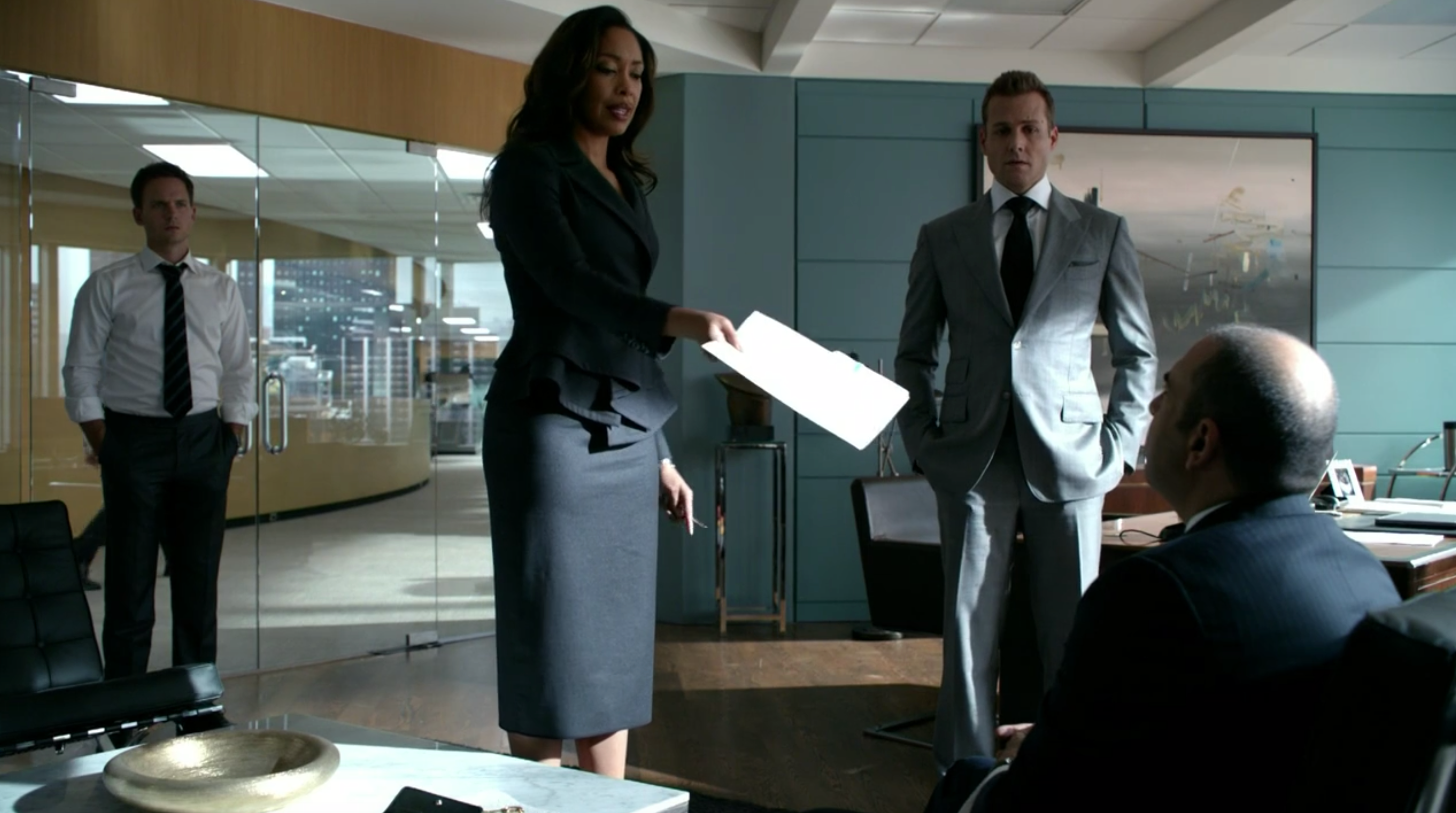 SUITS TV Series S04E11 Louis Litt Partnership Agreement Admitting Mike Ross Is a fraud