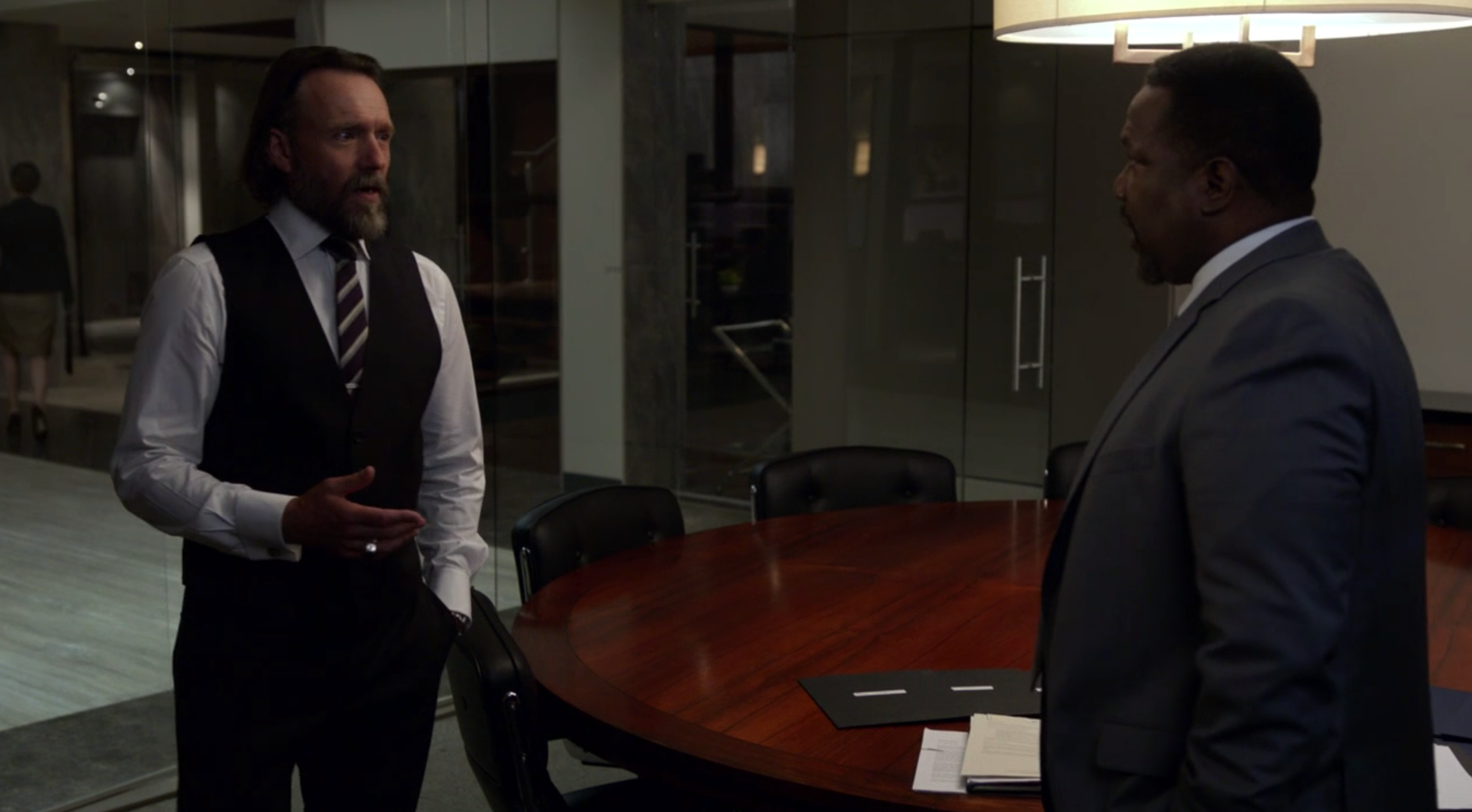 SUITS TV Series S06E02 Jessica Pearson Check for Jack Soloff Buy In at Rand, Kaldor & Zane